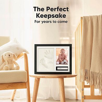 KeaBabies Noel Baby Hand and Footprint Kit, Personalized Baby Keepsake Picture Frame, Handprint Kit