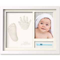  KeaBabies Inkless Baby Hand And Footprint Kit Frame