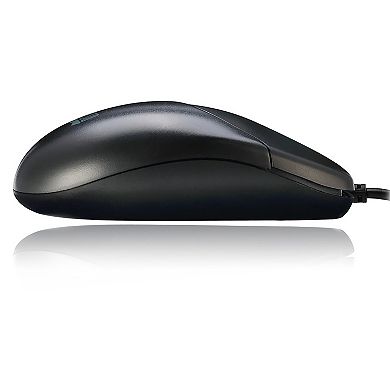 Adesso 3-Button Desktop Optical Scroll Mouse (USB)