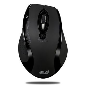Adesso iMouse G25 Wireless Ergonomic Laser Mouse