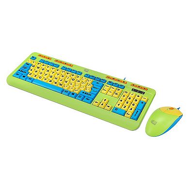 Adesso Wired Kids Keyboard & Mouse Combo