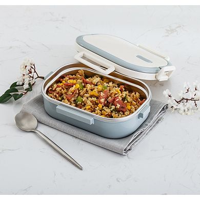Lille Home Leakproof Stainless Steel Food Container Set of 3, 470ML, 900ML, 1.4L
