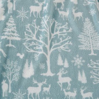 Madelinen Printed Velvet Plush Warm & Cozy Luxurious Fleece Sheet Set