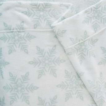 Madelinen Printed Velvet Plush Warm & Cozy Luxurious Fleece Sheet Set