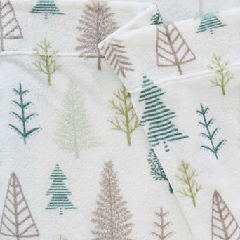 Madelinen Printed Velvet Plush Warm & Cozy Luxurious Fleece Sheet Set