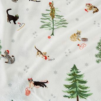 Madelinen Printed Velvet Plush Warm & Cozy Luxurious Fleece Sheet Set