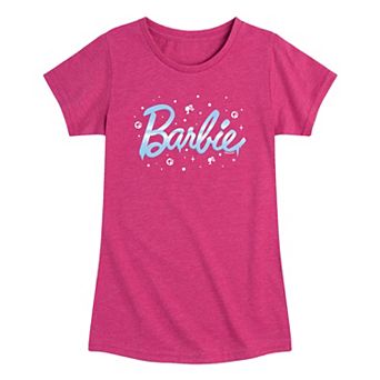 Girls 7-16 Barbie Winter Icy Logo Tee