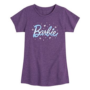 Girls 7-16 Barbie Winter Icy Logo Tee