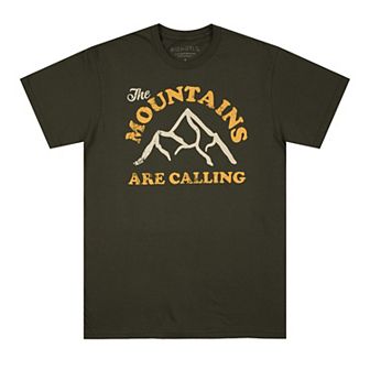 Men's "The Mountains Are Calling" Graphic Tee