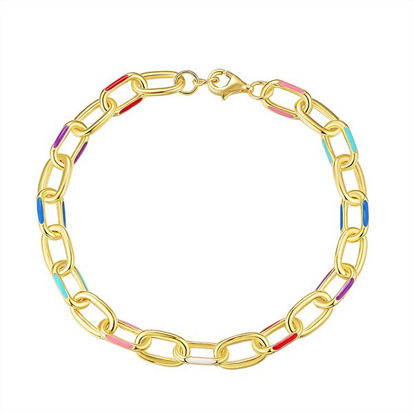 Argento Vivo
 Studio 14K Goldplated Link Toggle Bracelet