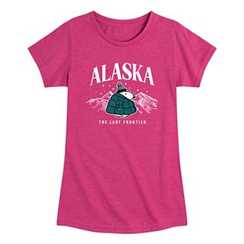 Girls 7-16 Peanuts Alaska Last Frontier Tee