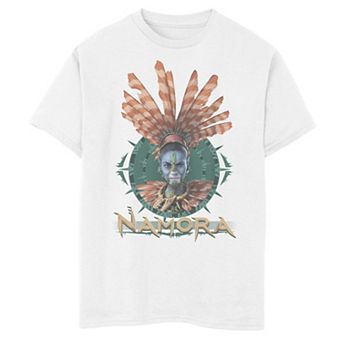 Boys 6-20 Marvel Wakanda Forever Namora Fin Crown Graphic Tee