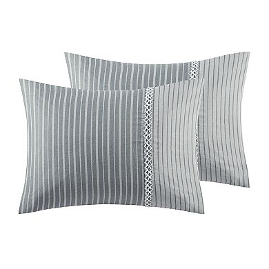 Madison Park Bristol 6-Piece Comforter Set With Shams and Decorative Pillows
