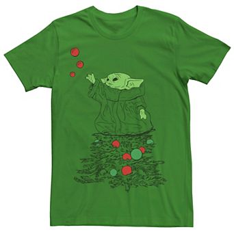Men's Star Wars The Mandalorian Grogu Pine Tree Tee