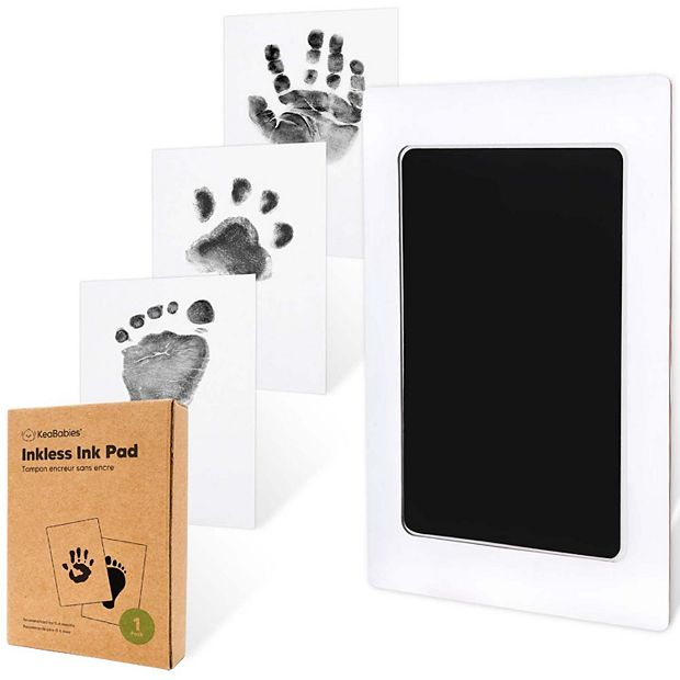 KeaBabies Inkless Baby Hand and Footprint Kit - Ink Pad for Baby Hand