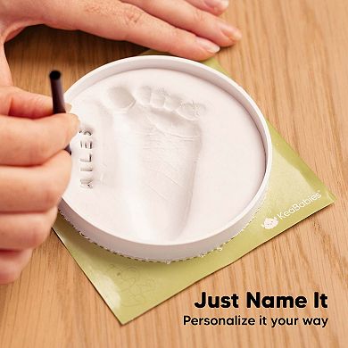 Keababies Twinkle Baby Hand And Footprint Kit, Dog Paw Print Kit, Handprint Ornament Kit For Newborn