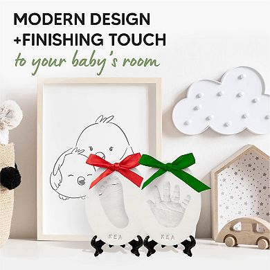 Keababies Charm Baby Hand And Footprint Kit, Dog Paw Print Kit, Handprint Ornament Kit For Newborn