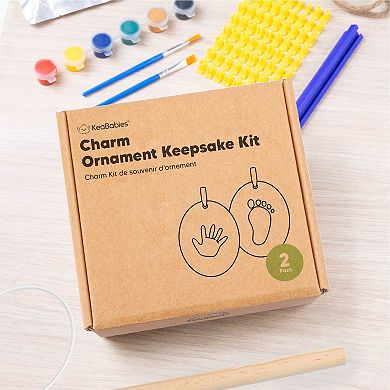 Keababies Charm Baby Hand And Footprint Kit, Dog Paw Print Kit, Handprint Ornament Kit For Newborn