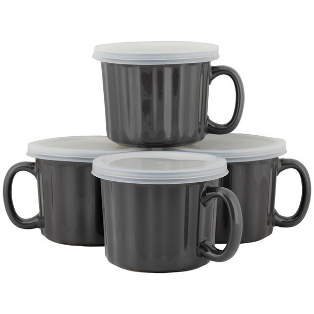 10 Strawberry Street 4-pc. Soup Mug with Lid Set