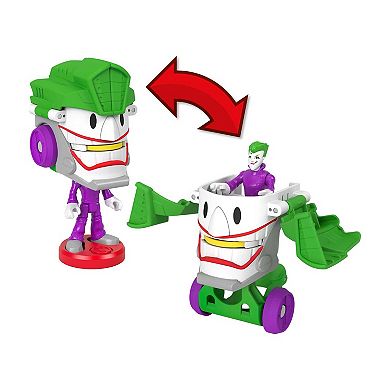 Fisher-Price Imaginext DC Super Friends Head Shifters The Joker Vehicle Set