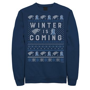 Men's Game of Thrones Holidays Winter Is Coming Sweatshirt