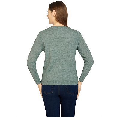 Women's Alfred Dunner Classics Cashmelon Sweater