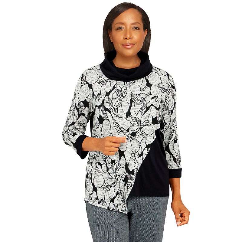 20481022 Womens Alfred Dunner Empire State Texture Spliced  sku 20481022