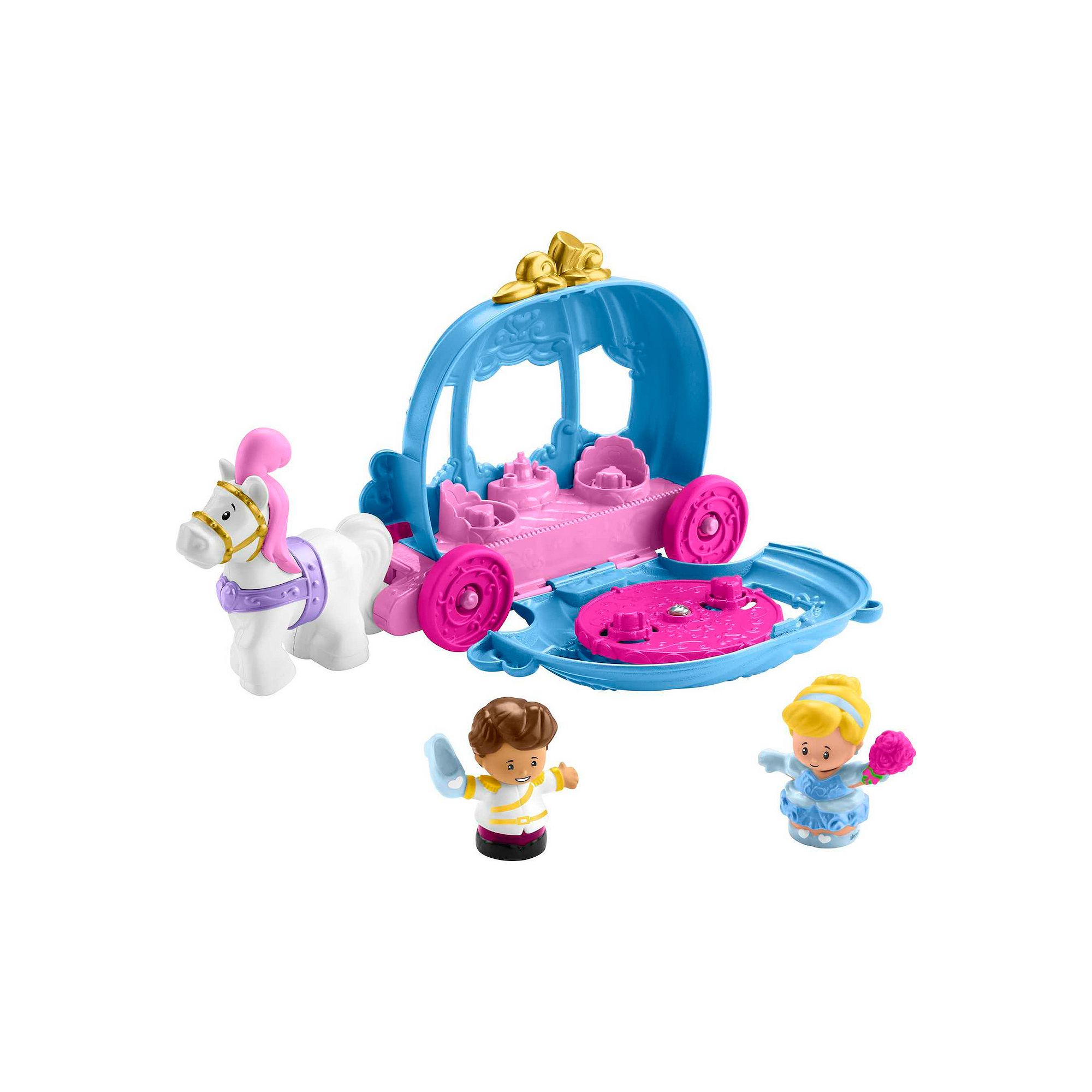 Disney Princess Cinderellas Dancing Carriage Playset by Fisher-Price Littl