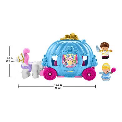 Disney Princess Cinderella's Dancing Carriage Playset by Fisher-Price Little People