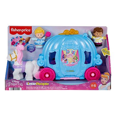 Disney Princess Cinderella's Dancing Carriage Playset by Fisher-Price Little People