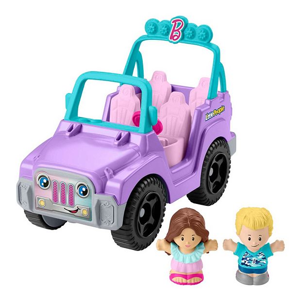 Fisher Price Little People Barbie Beach Cruiser Car Figure Set