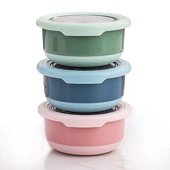 Lille Home 7.5 OZ Dressing Containers for Condiments, Salad Dressing Set of 3, Leakproof