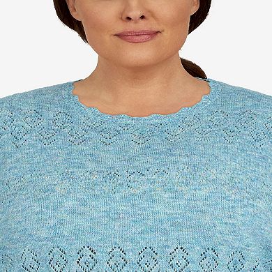 Plus Size Alfred Dunner Classics Cashmelon Sweater