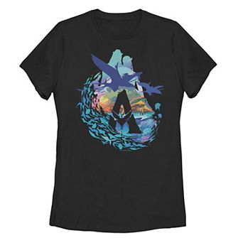 Juniors' Avatar Scenic Banshee Fly Silhouette Tee