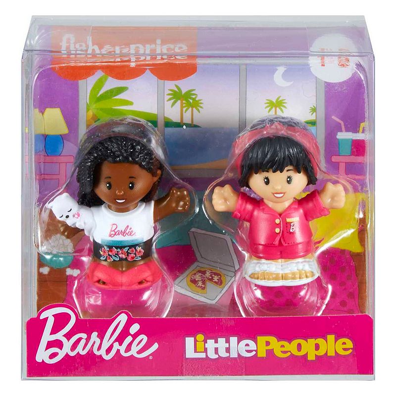 Little People Barbie Sleepover Figure Set