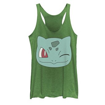 Juniors' Pokémon Bulbasaur Wink Face Tank Top