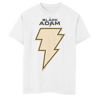 Boys 8-20 Black Adam Bolt Image Graphic Tee