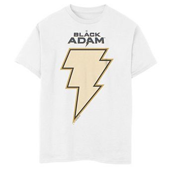 Boys 8-20 Black Adam Bolt Image Graphic Tee