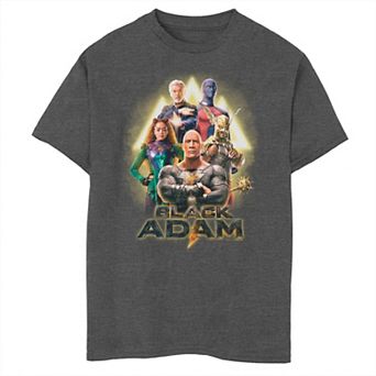 Boys 8-20 Black Adam Justice Society JSA Members Graphic Tee