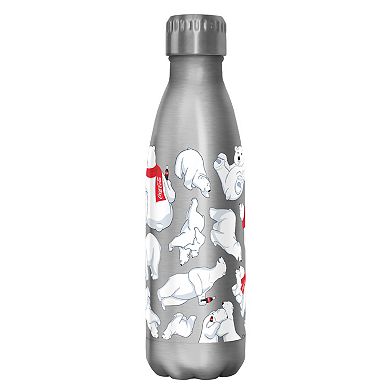 Coca-Cola Classic Christmas Bears 17-oz. Stainless Steel Water Bottle