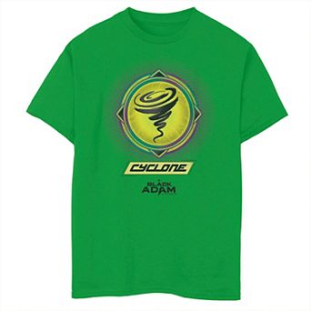 Boys 8-20 Black Adam Cyclone Logo Black Adam Graphic Tee