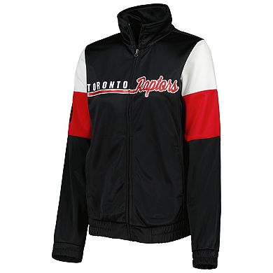 Women's G-III 4Her by Carl Banks Black Toronto Raptors Change Up Full-Zip Track Jacket
