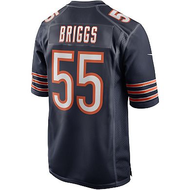 Men's Nike Lance Briggs Navy Chicago Bears Game Retired Player Jersey