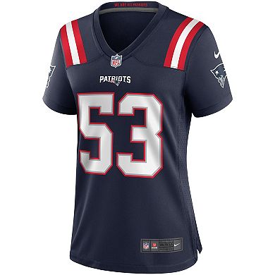 Women's Nike Chris Slade Navy New England Patriots Game Retired Player Jersey