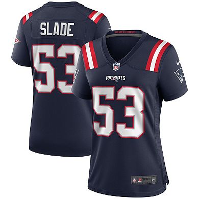Women's Nike Chris Slade Navy New England Patriots Game Retired Player Jersey