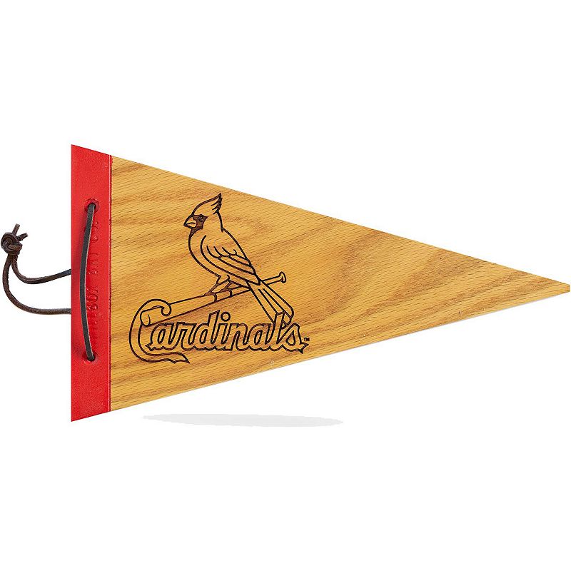 St. Louis Cardinals 7 x 12 Wood Pennant, Multicolor