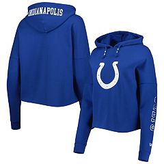 Men's Starter Gray/Royal Indianapolis Colts Extreme Fireballer Throwback  Pullover Hoodie