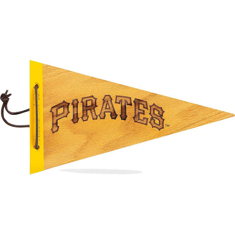 Pittsburgh Pirates 7 x 12 Wood Pennant, Multicolor