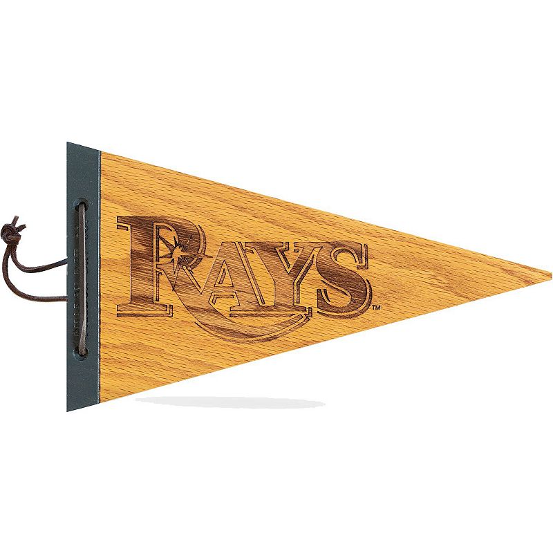 Tampa Bay Rays 7 x 12 Wood Pennant, Multicolor