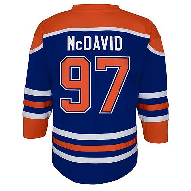 Youth Connor McDavid Royal Edmonton Oilers Home Replica Player Jersey
